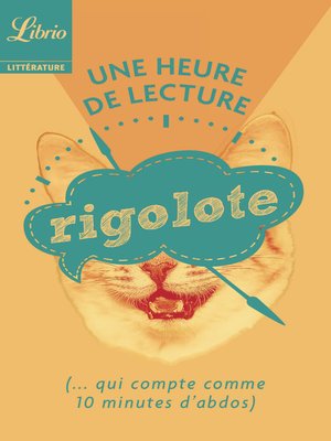 cover image of Une heure de lecture &#8211; Rigolote